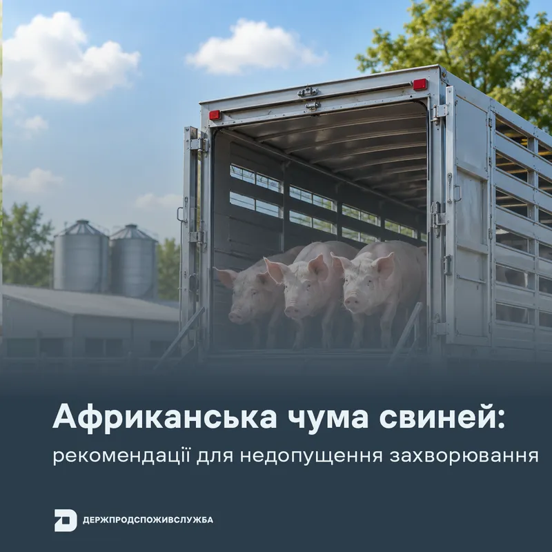 АЧС: рекомендації для недопущення захворювання