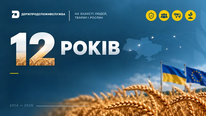 Держпродспоживслужбі 12 років