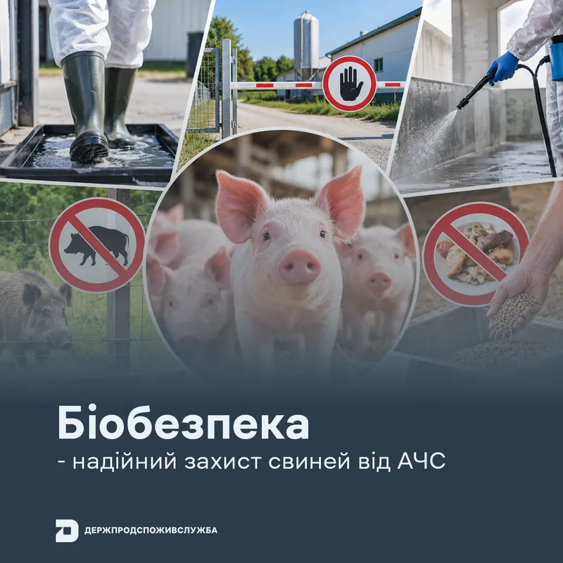 Біобезпека — надійний захист свиней від АЧС