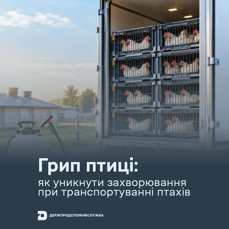 Грип птиці: як уникнути захворювання при транспортуванні птахів