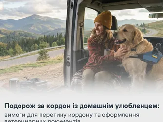 Подорож за кордон із домашнім улюбленцем: правила перетину кордону та оформлення ветеринарних документів
