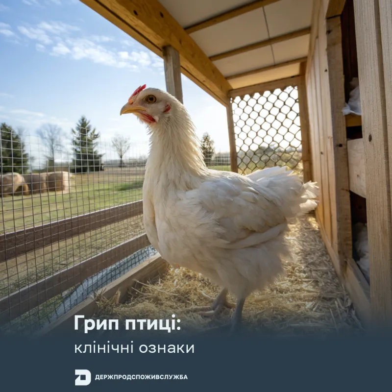 Грип птиці: клінічні ознаки