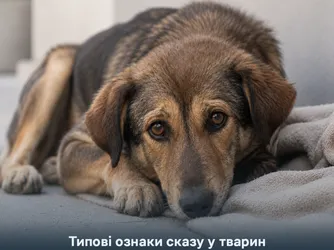 Типові ознаки сказу у тварин