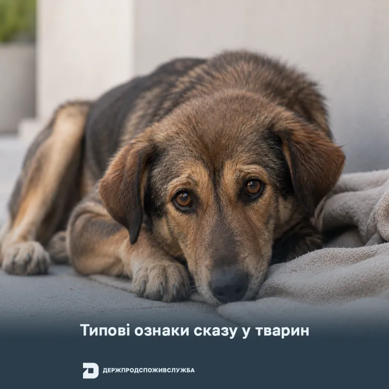 Типові ознаки сказу у тварин