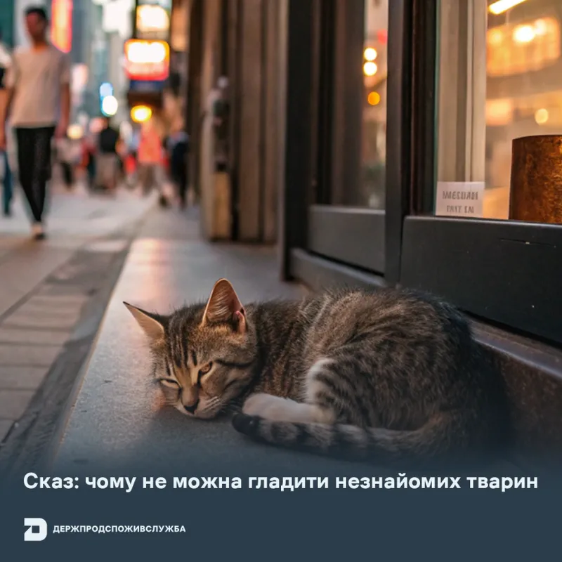 Сказ: чому не можна гладити незнайомих тварин