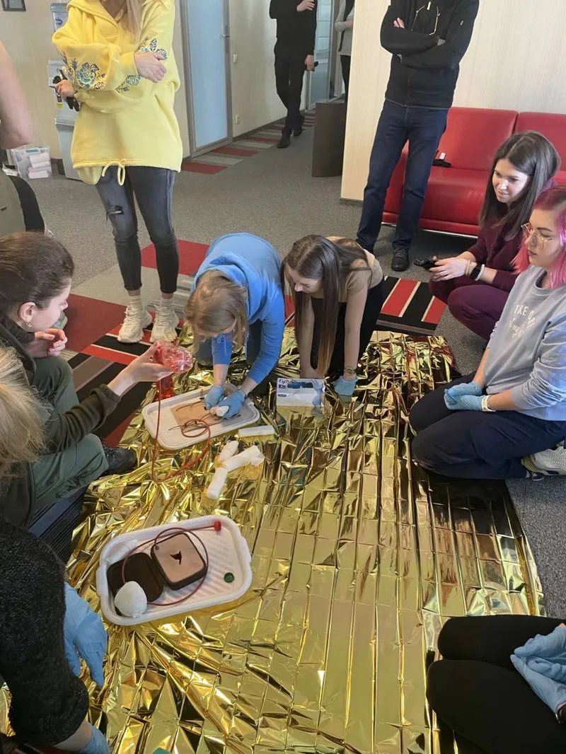 Пройдено курс домедичної допомоги