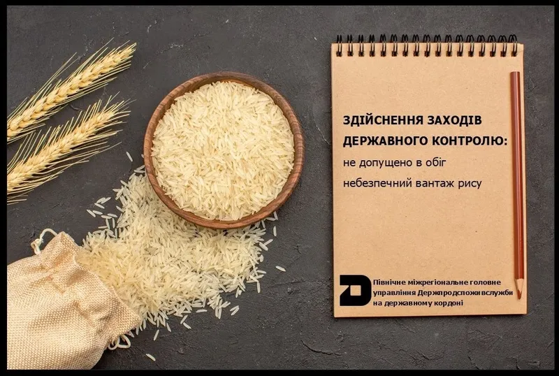 Здійснення заходів державного контролю: не допущено в обіг небезпечний вантаж рису
