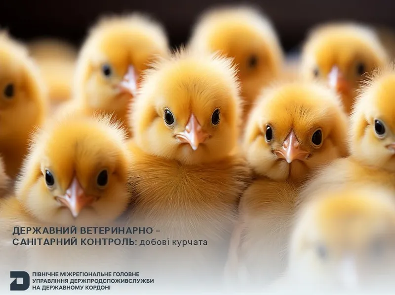 Державний ветеринарно-санітарний контроль добових курчат
